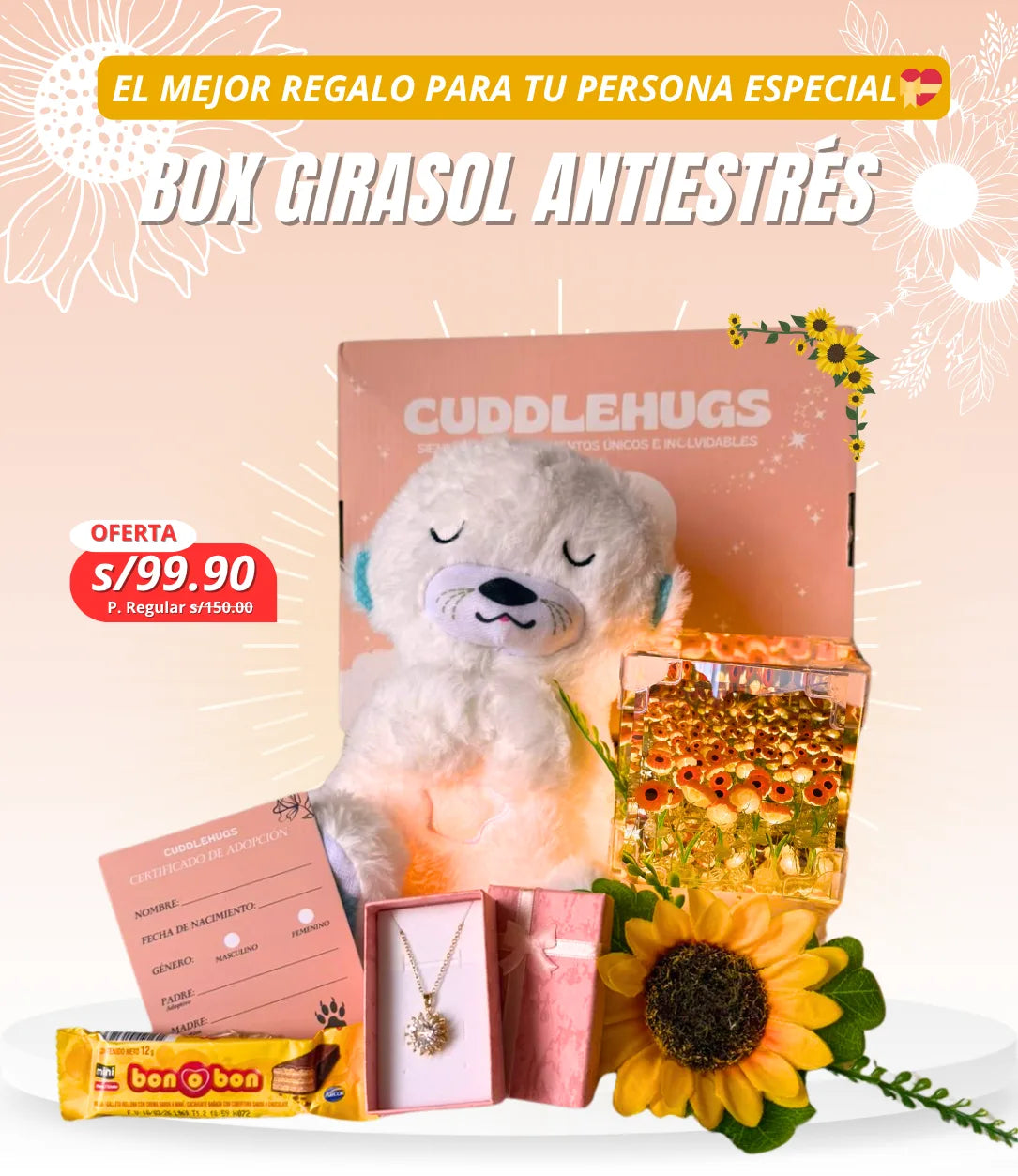 BOX NUTRIA QUE RESPIRA + LAMPARA DE GIRASOL
