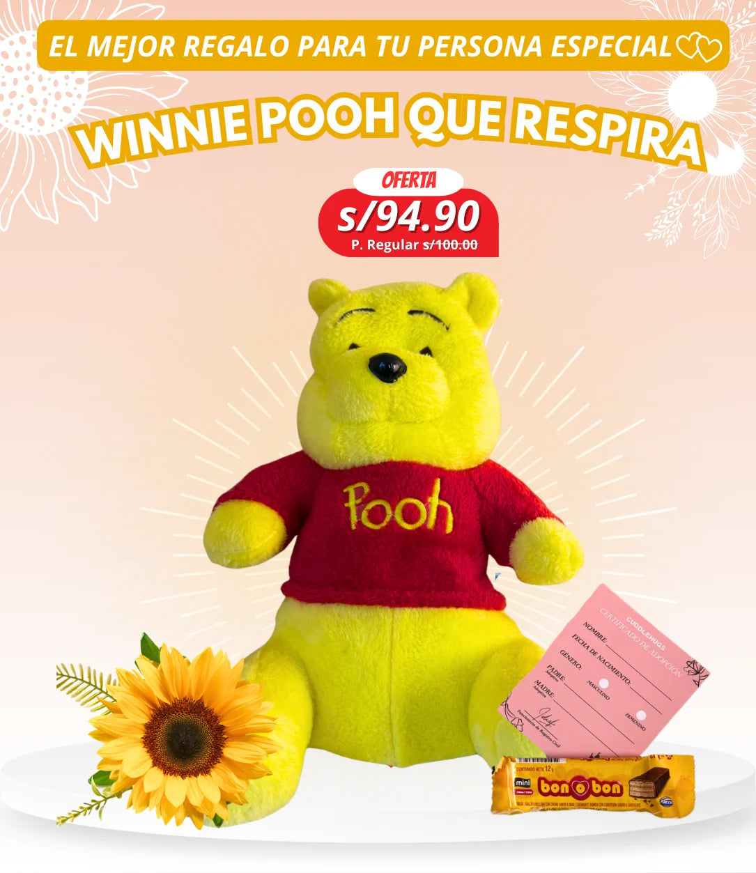 Winnie Pooh que respira